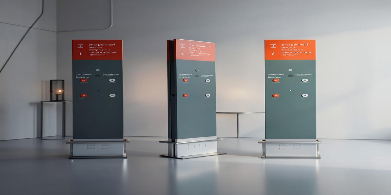 Колонна информации и экстренного вызова FSP2-2V-IP