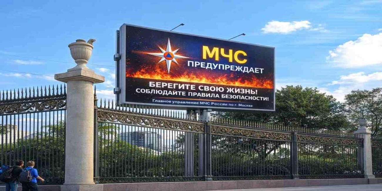 Светодиодные экраны и информационные табло для МЧС 