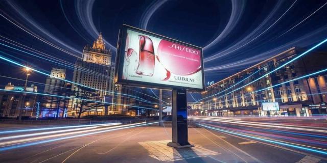 Светодиодные экраны для рекламы на опоре