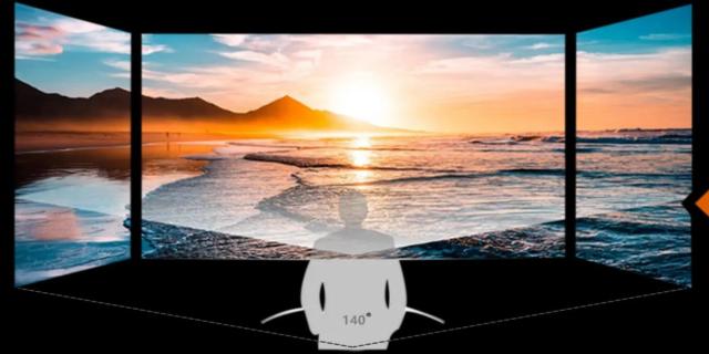 Угол обзора видеокуба