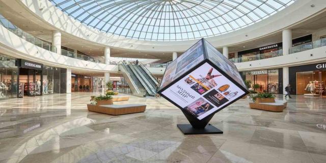 Выдеокубы для рекламы магазинов