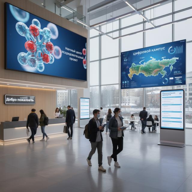 Светодиодные экраны для образовательных и научных центров