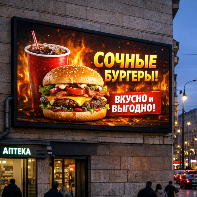 Видеовывески для торговых центров