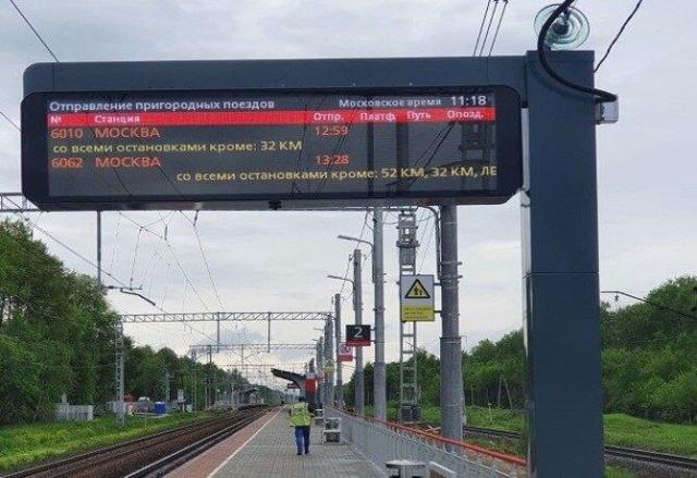 Информационные табло для РЖД