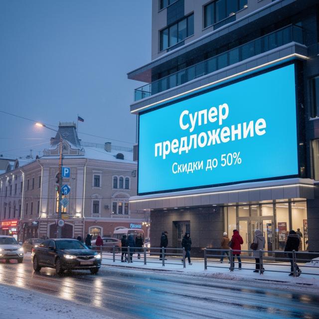 Видеовывески для бизнес-центров и офисных зданий
