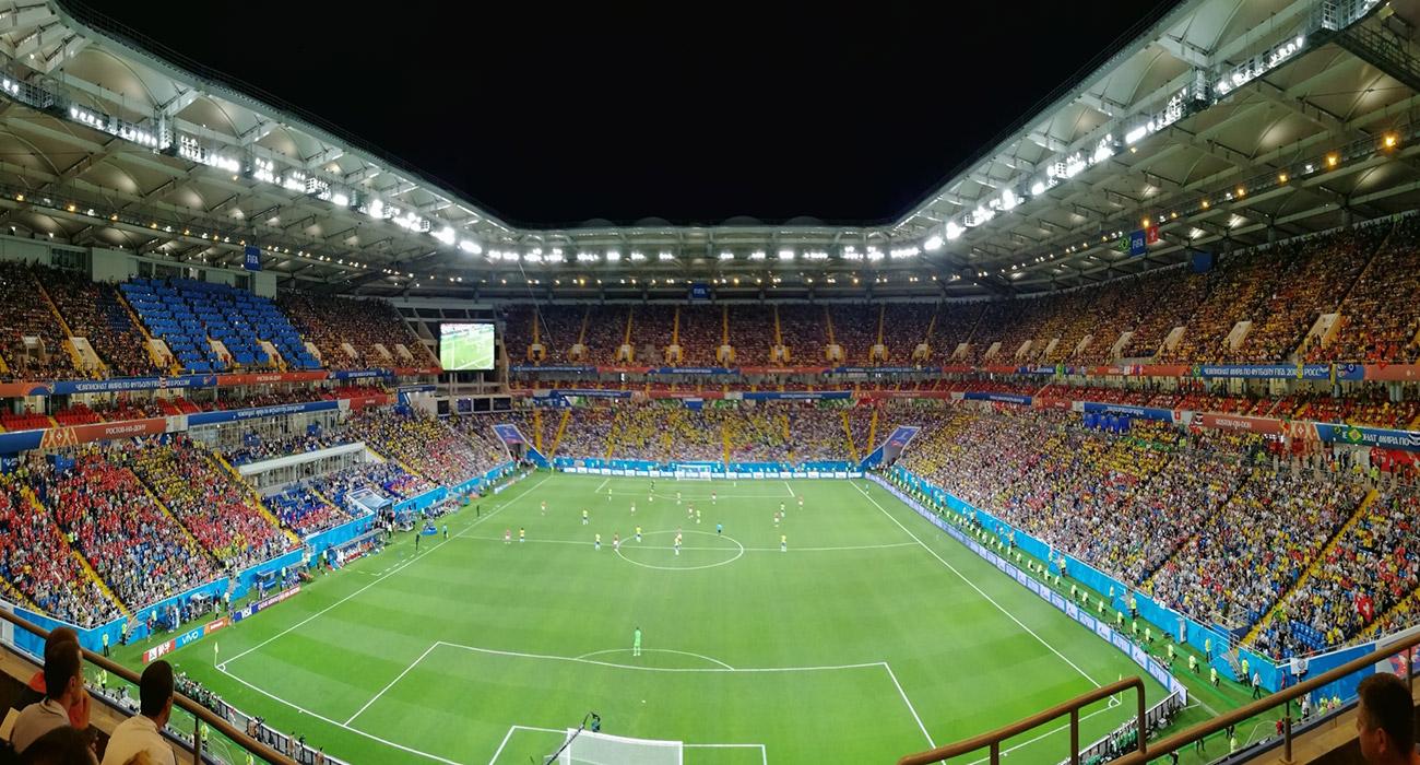 Светодиодные экраны для футбольного стадиона