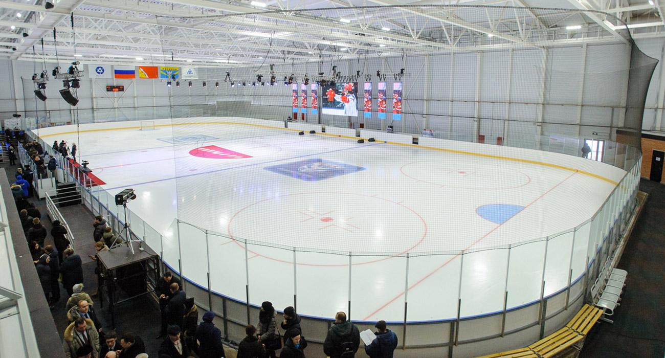 Спортивные светодиодные экраны для ледовых арен 