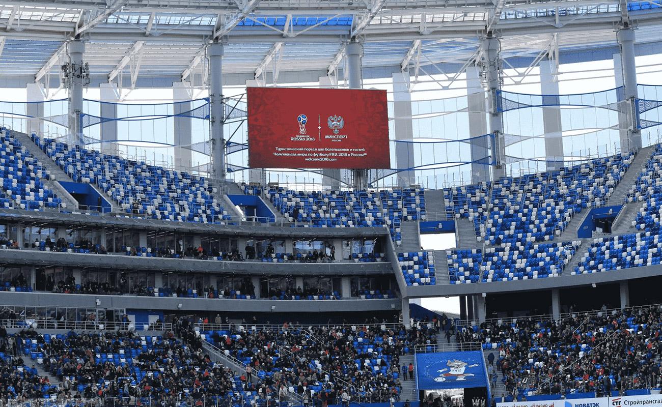 Спортивный экран для футбольного стадиона