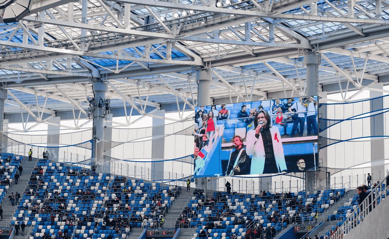 Спортивное светодиодное табло для стадиона 