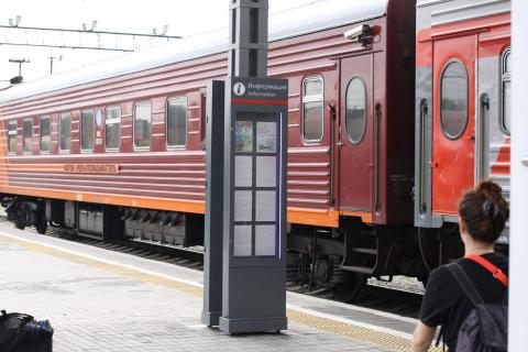 ЖК табло информационное для жд вокзала 