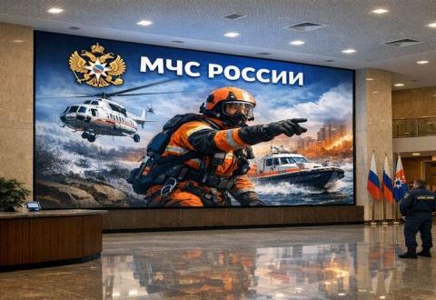 Светодиодные экраны и информационные табло для МЧС 