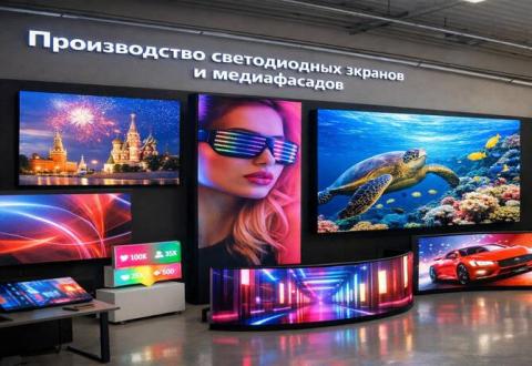 Гибкие светодиодные экраны